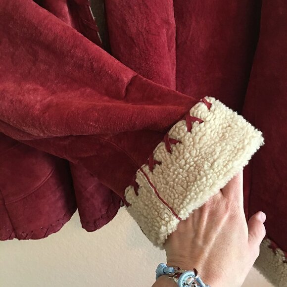 Torrid Suede Hoodie Jacket Size 2 18/20 - Picture 7 of 13